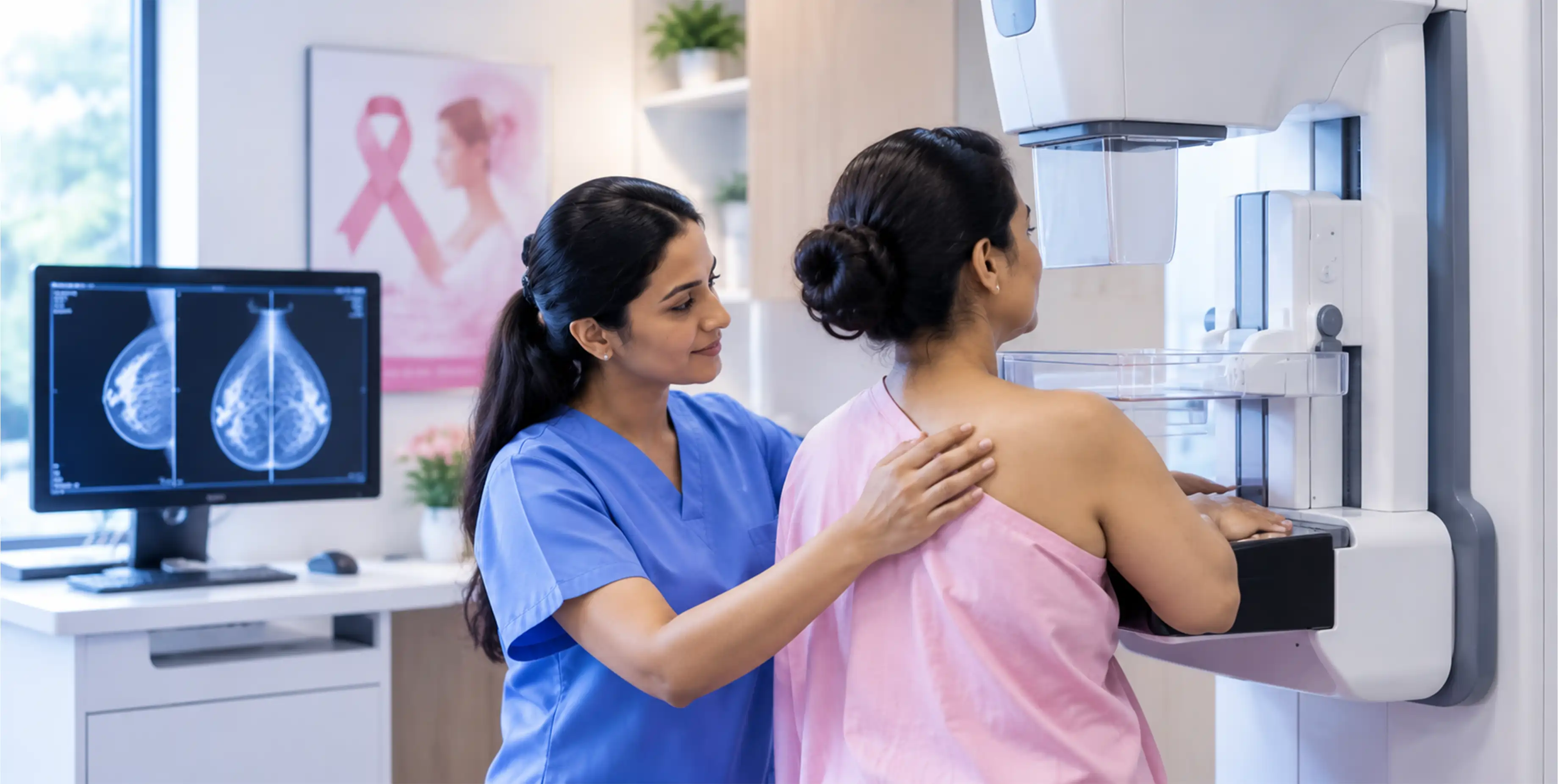 Mammography screening for early breast cancer detection