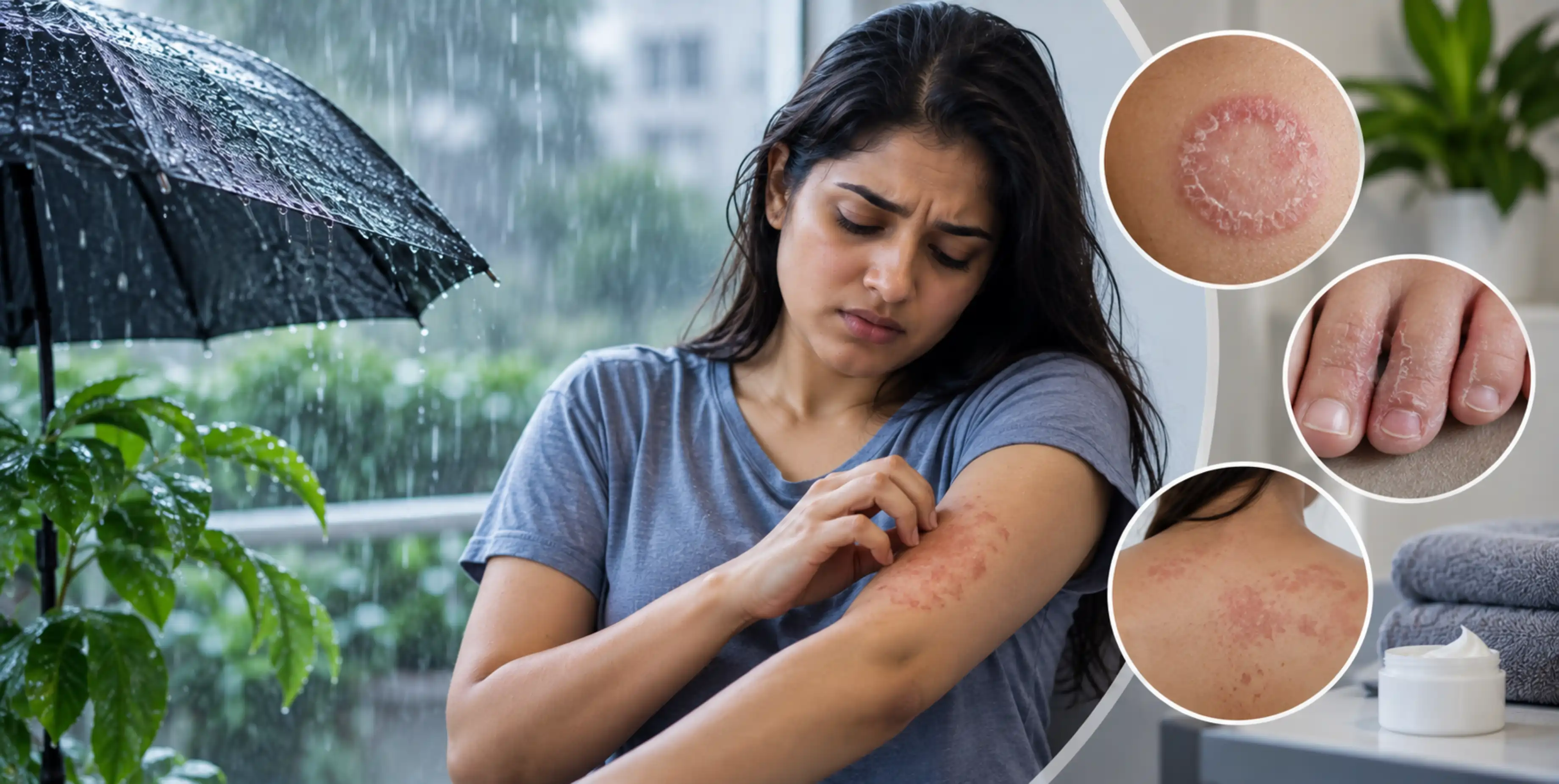 Monsoon fungal skin infections, symptoms and prevention tips