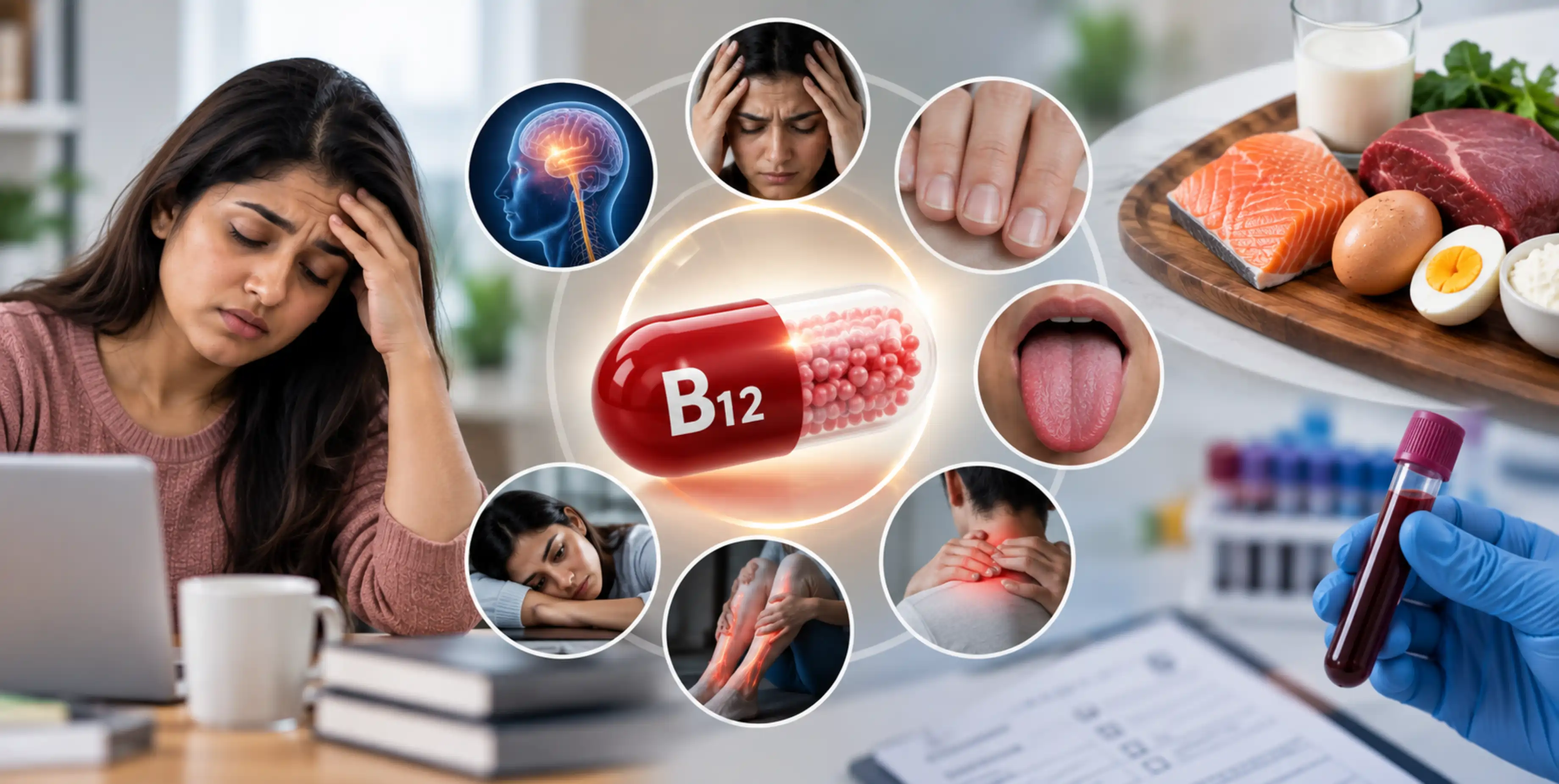 Vitamin B12 deficiency symptoms, causes, testing and treatment