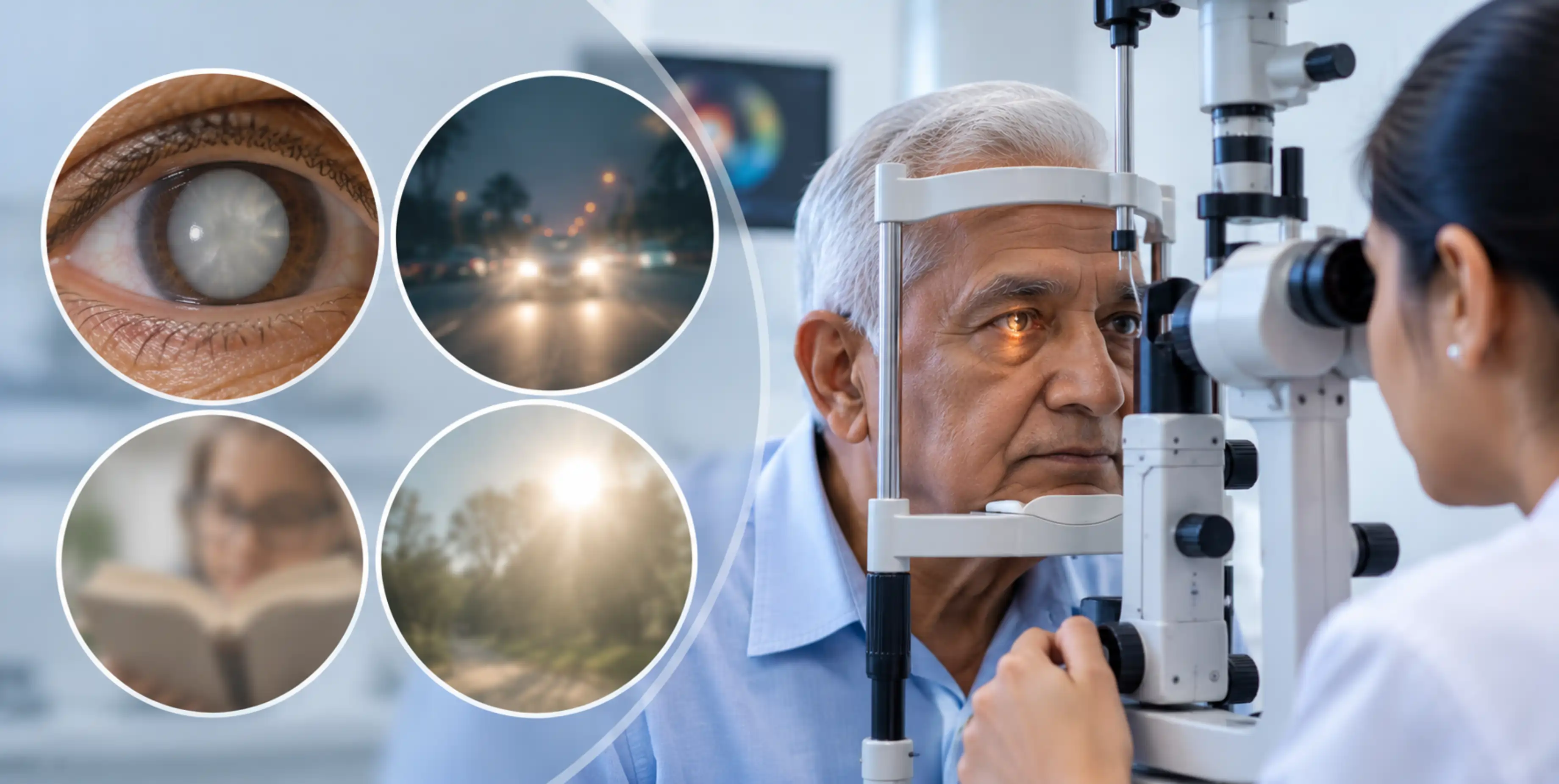 Cataract symptoms and the right time for cataract surgery
